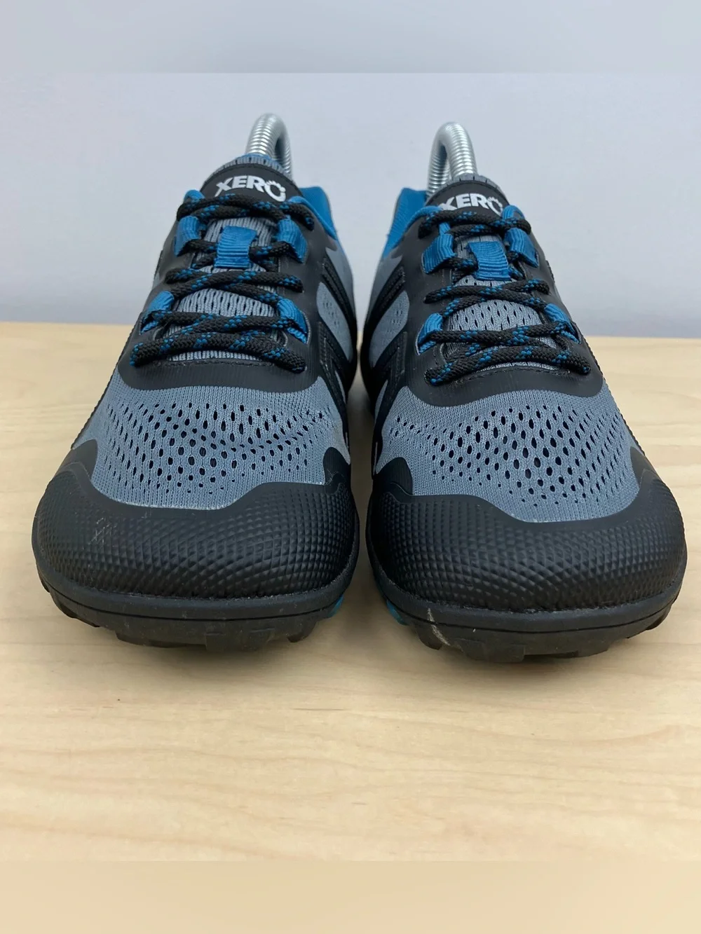 Xero Shoes Women’s Size 7.0 Mesa Trail II Minimalist Hiking Shoe Blue Gray Black